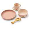 Image de Liewood Set Repas 4 Pièces Vivi - Butterfly Apple Blossom