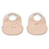 Image de Liewood Lot de 2 Bavoirs Ember - Mini Butterfly Apple Blossom