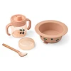 Image de Liewood Set Repas 3 Pièces Becket - Berry Pale Tuscany