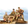 Image de 4 figurines de l'armÃ©e allemande : German Tropical Panzer Crew