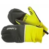 Image de Gants vélo hiver/mi-saison Craft Hybrid Weather jaune L