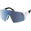 Image de Lunettes vélo Scott Pro Shield White Matt AMP Beryl Blue Chrome S3 blanc