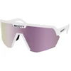 Image de Lunettes vélo Scott Sport Shield White Matt AMP Lavender Chrome S3 blanc