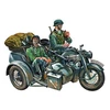 Image de Maquette vÃ©hicule militaire avec figurines : ZÃ¼ndapp KS750 et Sidecar