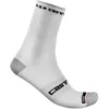 Image de Chaussettes vélo Castelli Rosso Corsa Pro 15 36-39 blanc