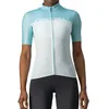 Image de Maillot vélo manches courtes Femme Castelli Velocissima W bleu clair L