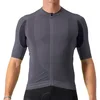 Image de Maillot vélo manches courtes Castelli Superleggera 3 gris foncé L