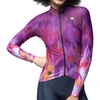 Image de Maillot vélo manches longues femme Alé Cycling PR-E Jardin 2026 L violet