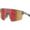 Image de Lunettes vélo Bliz P004 Transparent Dark Grey / Brown Red Mirror gris