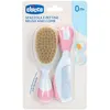Image de Chicco Brosse et Peigne Rose 0m +
