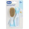 Image de Chicco Brosse et Peigne Bleu clair 0m +