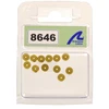 Image de Accessoire pour maquette de bateau en bois : 12 roues de canon 6.5 mm