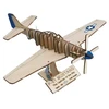 Image de Maquette avion en bois Art & Wood : North American P51 Mustang