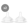 Image de Suavinex Lot de 2 Tétines Symétriques SX Pro - Débit Moyen