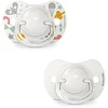 Image de Suavinex Lot de 2 Sucettes Symétriques SX Pro Walk In The Park Gris - 0/6 Mois