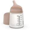 Image de Suavinex Biberon Anti-Colique Zerø.Zerø Spécial Allaitement Medium - 180 ml