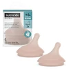 Image de Suavinex Lot de 2 Tétines Zerø.Zerø 1 Trou Deep - Débit Rapide