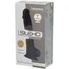Image de Silexd Premium Silicone Dildo Modèle 1 Noir 17,5 cm