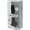 Image de Silexd Premium Silicone Dildo Modèle 1 Noir 20 cm
