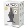 Image de SilexD Plug Premium en Silicone Noir Medium Modèle 2 (9,3 x 3,5 cm)