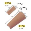 Image de 25 tuiles arabes 50x25x9mm : 1/10 - Accessoires maquettes cÃ©ramique
