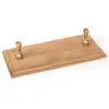 Image de Accessoire pour maquette bateau en bois : socle en chÃªne massif et supports