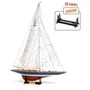 Image de Maquette de bateau en bois : Yacht Endeavour - America’s Cup 1934 en 1:75