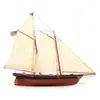 Image de Maquette bateau en bois :  yacht America 1851 – Coupe de l’America