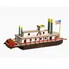 Image de Maquette bateau en bois : Fluvial Ã  roue OrlÃ©ans