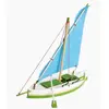 Image de Maquette bateau en bois : Voilier monocoque Llaud Mallorquin Palma