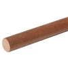 Image de Baguettes rondes en bois x 4 : Noyer Ã 5 x 1000 mm