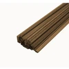 Image de Baguettes en bois x 6 : Noyer 2 x 3 x 1000 mm