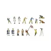 Image de Set de 14 Figurines avec Accessoires en MÃ¨tal pour HMS Endeavour