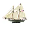 Image de Maquette bateau en bois : GoÃ©lette AmÃ©ricaine Harvey
