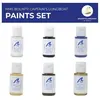 Image de Set de 6 peintures pour maquette Canot Auxiliaire HMS Bounty -Jolly Boat