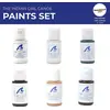 Image de Set de 6 peintures pour maquette bateau The Indian Girl Canoe