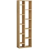 Image de Bibliothèque en bois "Tomi" - 45 x 20 x 150 cm - Chêne Saphir
