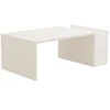Image de Table basse en bois "Memo" - 86 x 50 x 32 cm - Blanc