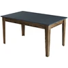 Image de Table de repas en bois "Milan500" - 145 x 88 x 75 cm - Gris anthracite