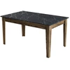 Image de Table de repas en bois "Milan500" - 145 x 88 x 75 cm - Noir