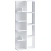 Image de Bibliothèque en bois "Viva" - 60 x 18 x 150 cm - Blanc