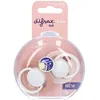 Image de Difrax Dynamic Sucette 0-6m Prime Glow Ivory/blauw