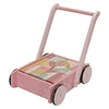 Image de Little Dutch Chariot à Blocs Flowers - Rose