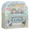 Image de Little Dutch Lot de 6 Puzzles Safari Friends
