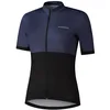 Image de Maillot vélo manches courtes femme Shimano Element bleu marine L