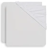 Image de Jollein Lot de 2 Draps Housse Berceau et Cododo Jersey White 40-50 x 80-90 cm