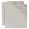 Image de Jollein Lot de 2 Draps Housse Berceau et Cododo Jersey Nougat - 40-50 x 80-90 cm