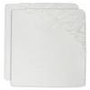 Image de Jollein Lot de 2 Draps Housse Berceau et Cododo Jersey Ivory - 40-50 x 80-90 cm