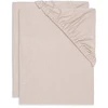 Image de Jollein Lot de 2 Draps Housse Jersey Wild Rose - 60 x 120 cm