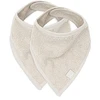 Image de Jollein Lot de 2 Bavoirs Bandana - Nougat